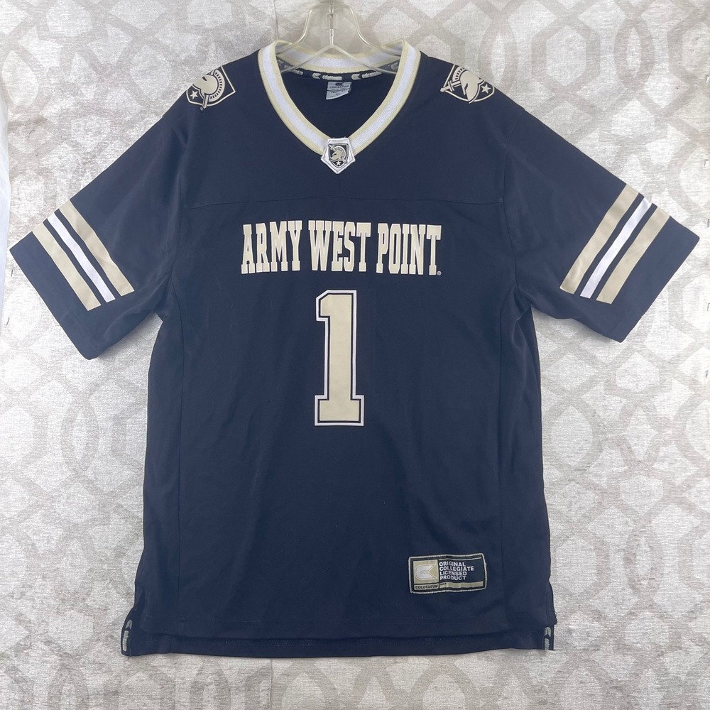 Colosseum Army West Point Black Knights Football Jersey Youth XL Black Gold #1